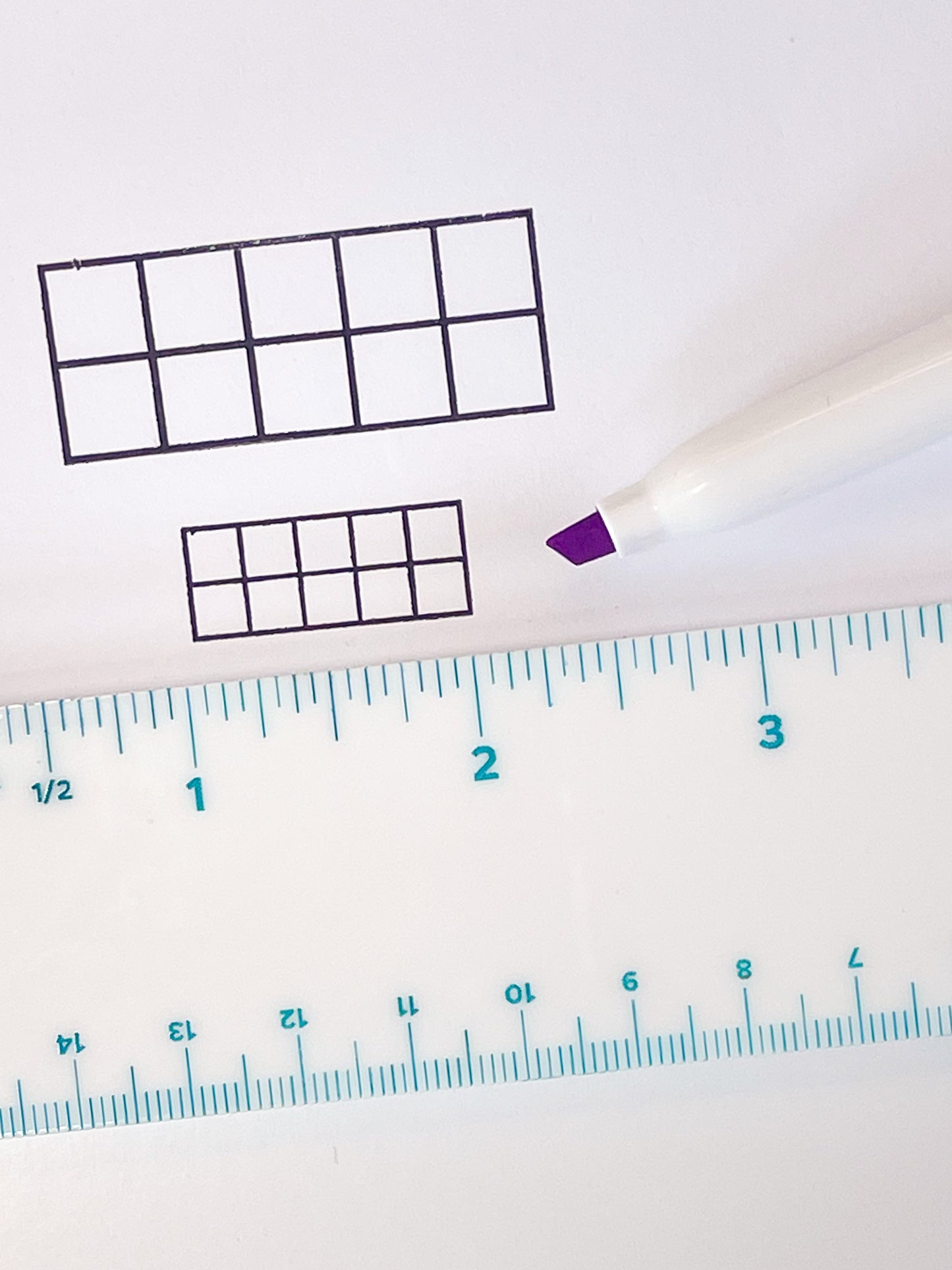Primary Math 10 Frame Stamps