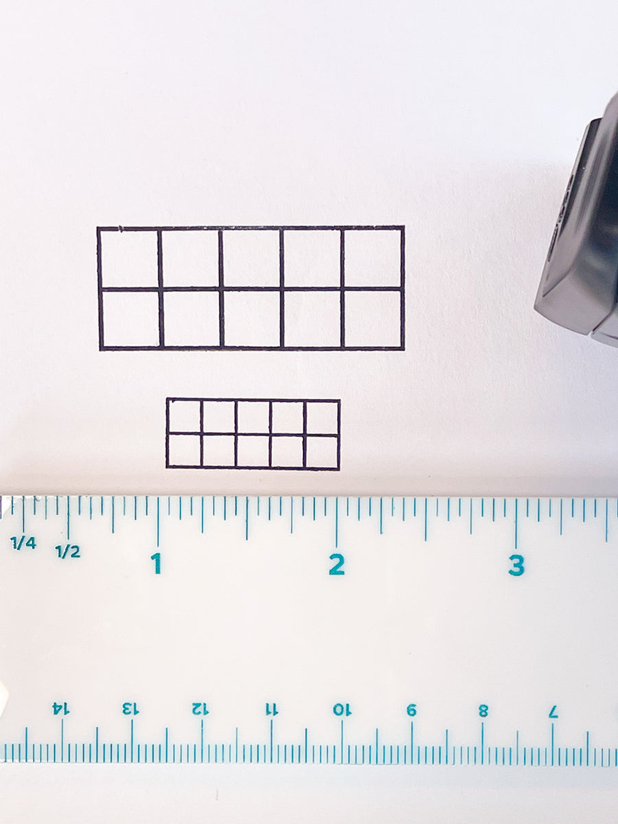 Primary Math 10 Frame Stamps