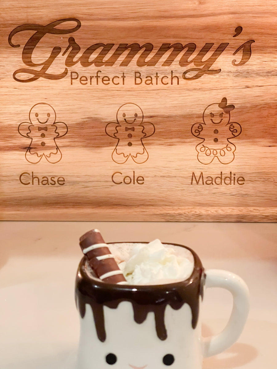 Gingerbread Batch Engraved Tray