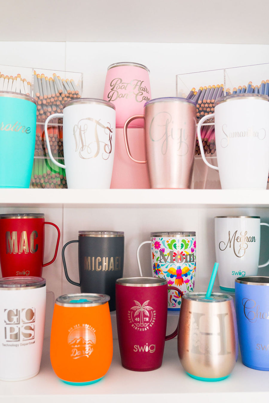 SWIG TUMBLER/MUGS