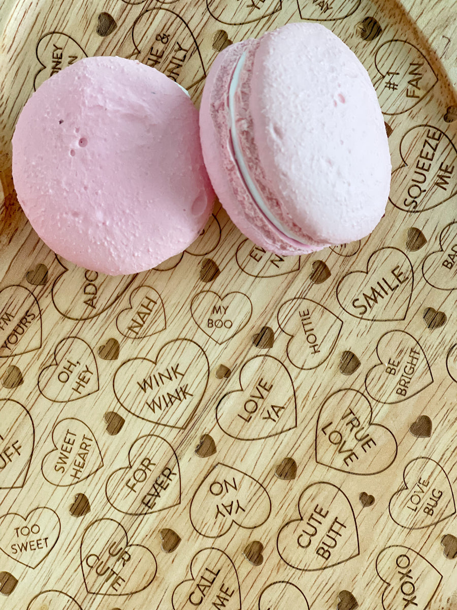 Conversation Heart Shaped Tray