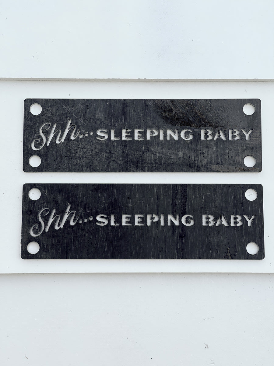 Shhh, Baby Sleeping Sign