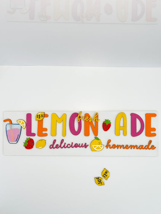 Lemonade Stand Sign DIY Painting Kit
