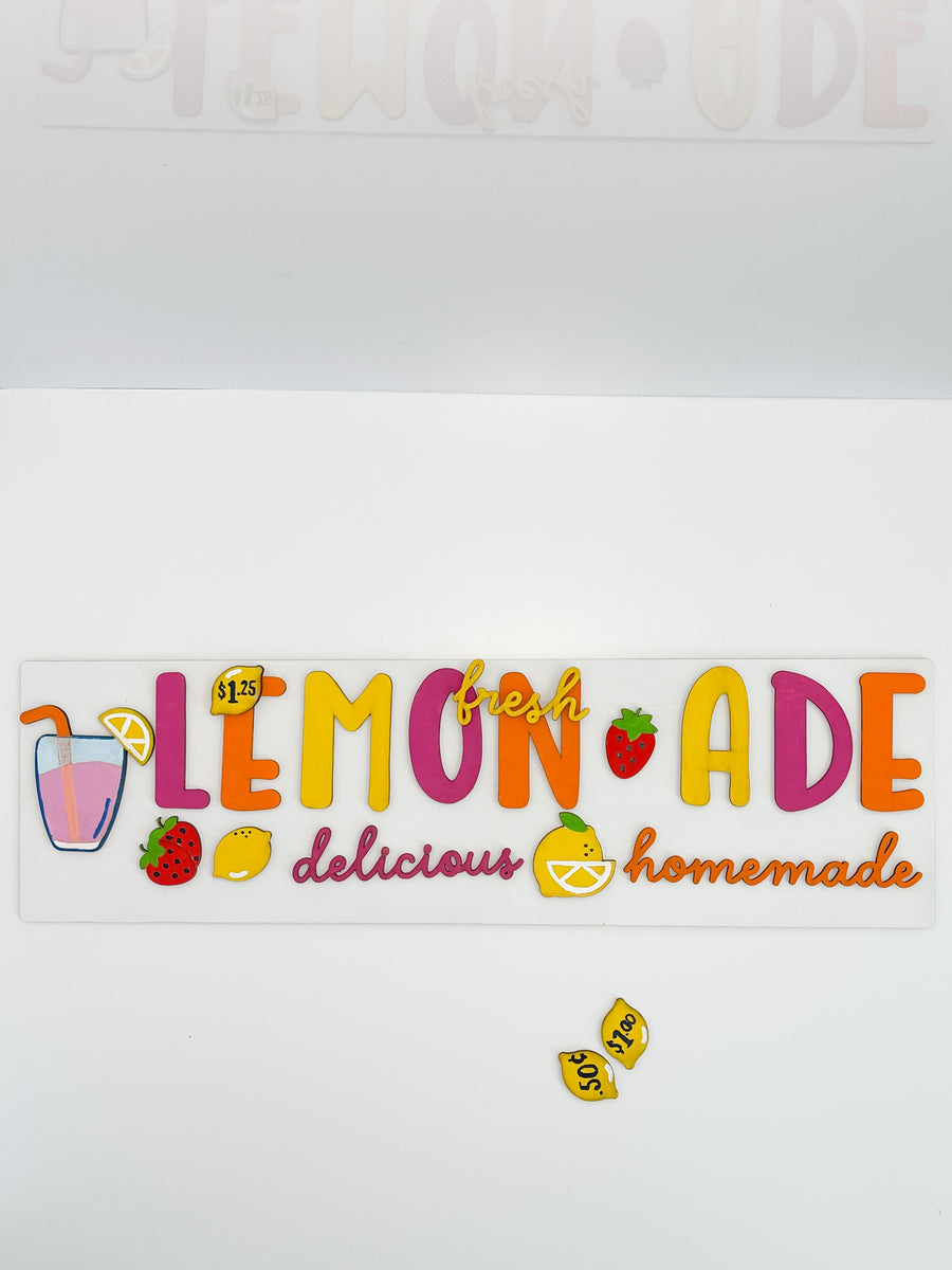 Lemonade Stand Sign DIY Painting Kit